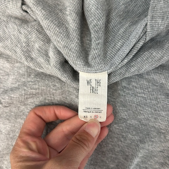 We The Free Asymmetric Grapevine Tunic in Gray - Picture 4 of 10